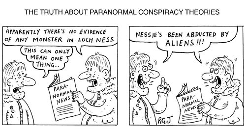 "Nessie's been abducted by aliens."
