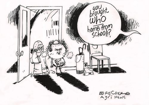 "You brought who home from school?"