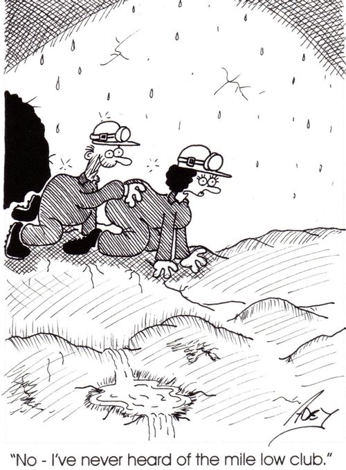 "No - I've never heard of the mile low club."