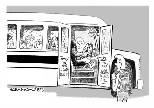 Back To School: Turn of cell phones, tablets. . .