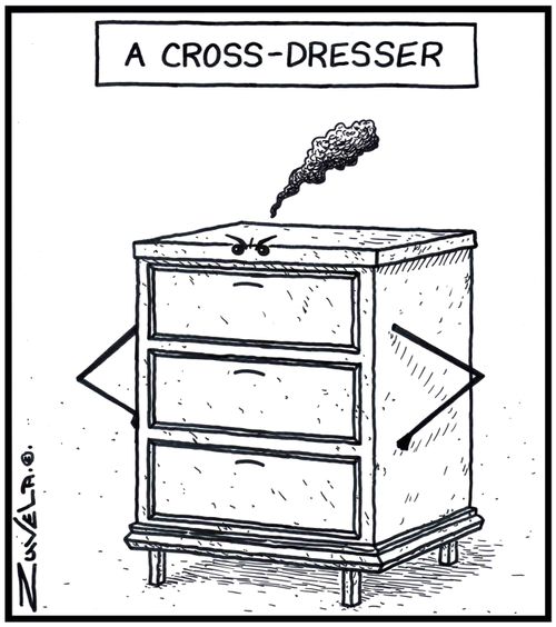 A Cross-dresser.