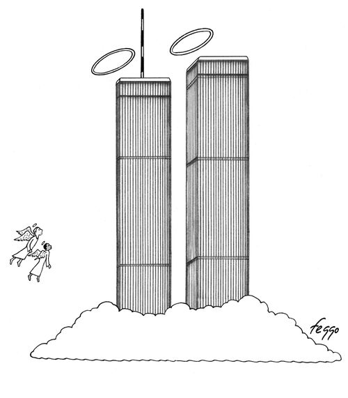 Twin Towers in Heaven