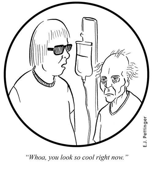 'Whoa, you look so cool right now.'