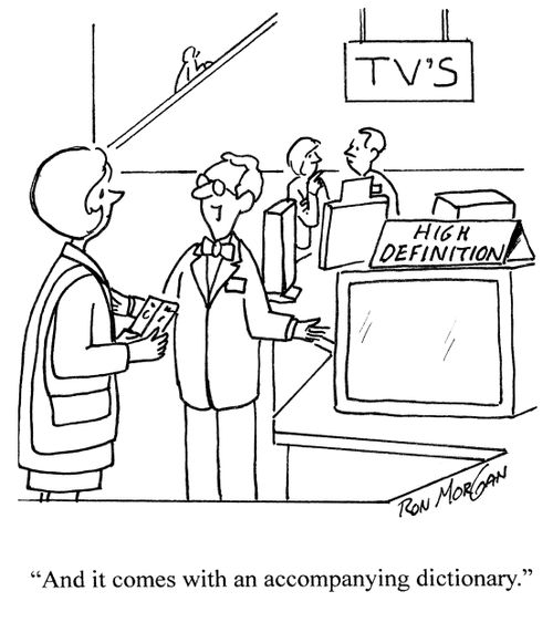 'And it comes with an accompanying dictionary.'