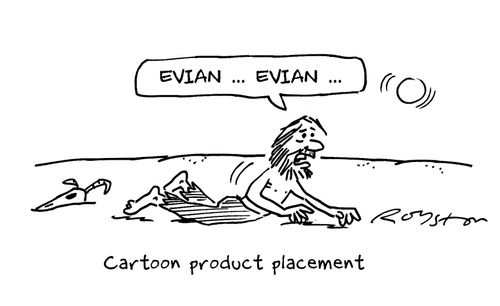 Cartoon product placement.