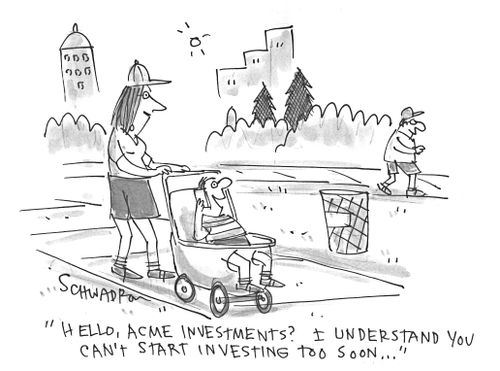 'Hello, Acme investments? I understand you can't start investing too soon...'