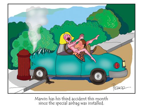 Marvin and the new airbag