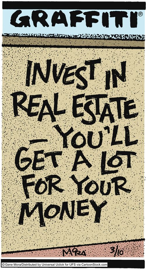 Invest in real estate - you'll get a lot for your money.