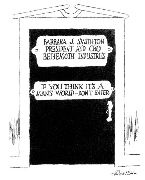 If you think it's a man's world...don't enter.