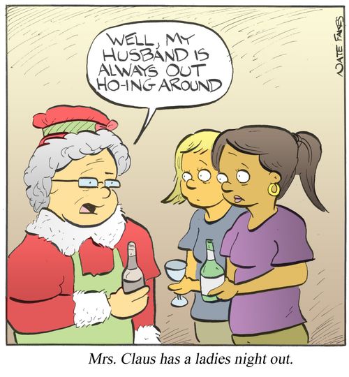 Mrs. Claus has a ladies night out.