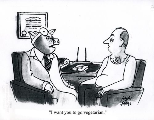 'I want you to go vegetarian.'