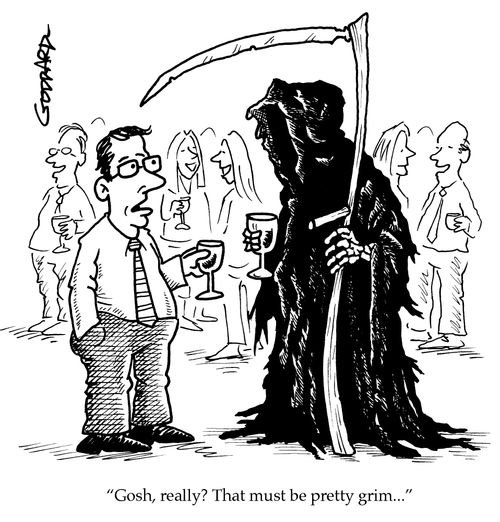 'Gosh, really? That must be pretty grim...'