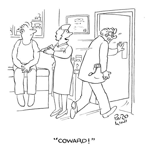 'Coward!'