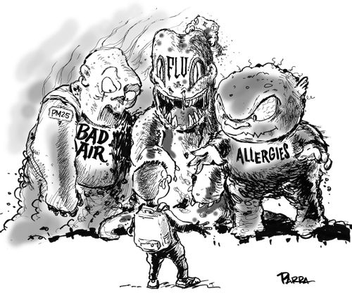 Bad Air, Flu, Allergies.
