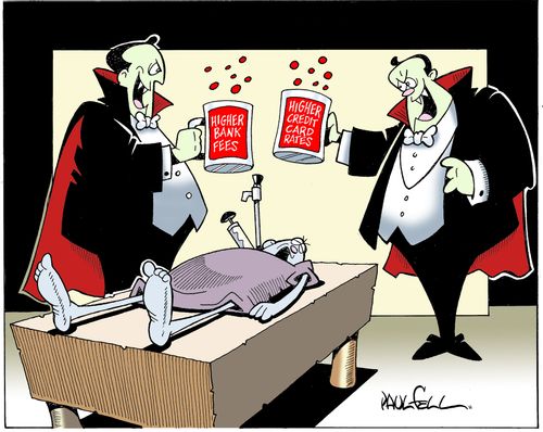 Bank vampires impose higher rates on cardholders