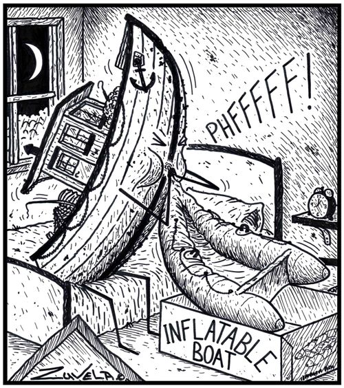 Inflatable Boat.