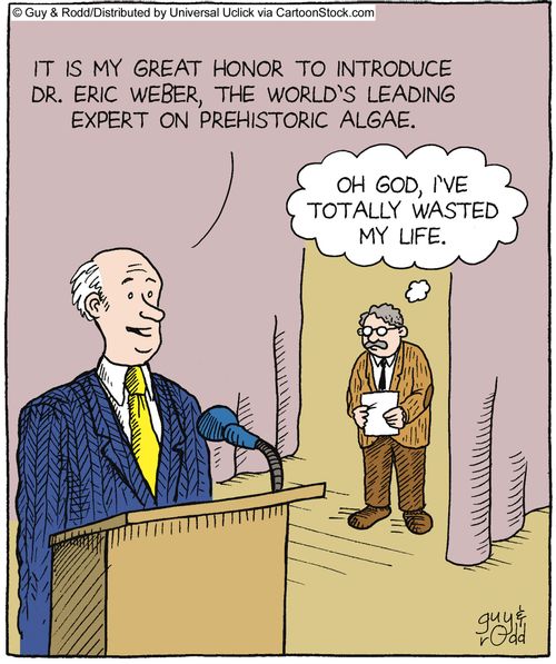 'Oh god, I've totally wasted my life.'