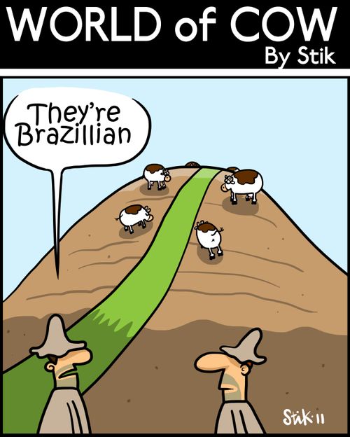 They're Brazillian!