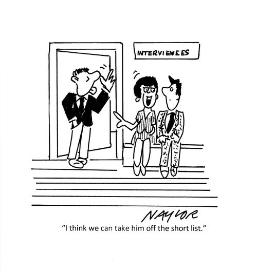 "I think we can take him off the shortlist."
