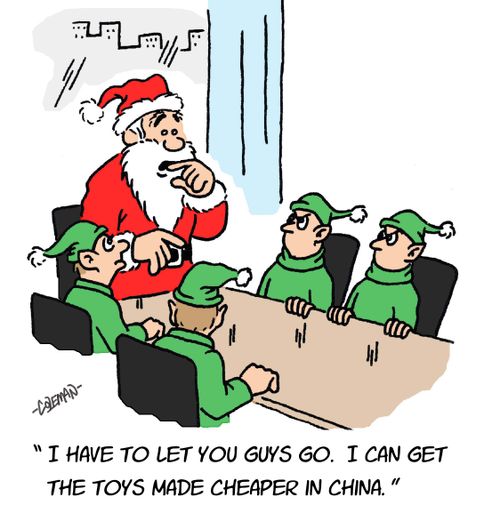 'I have to let you guys go. I can get the toys made cheaper in China.'