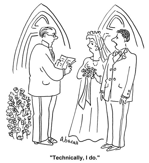 'Technically, I do.'