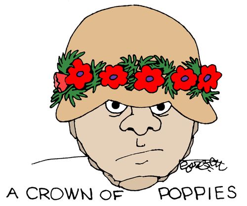 A Crown of Red Poppies