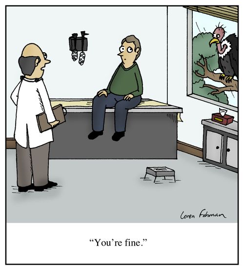 'You're fine.'