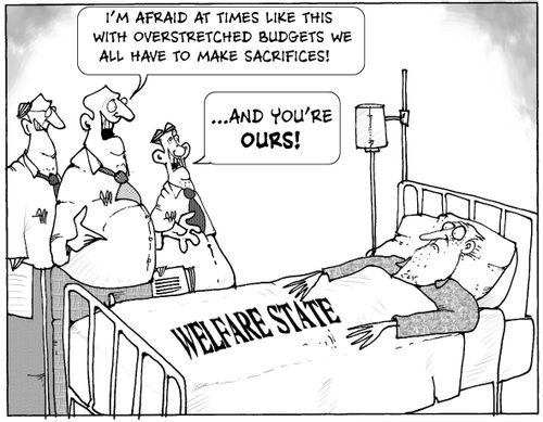 'I'm afraid at times like this with overstretched budgets we all have to make sacrifices...'