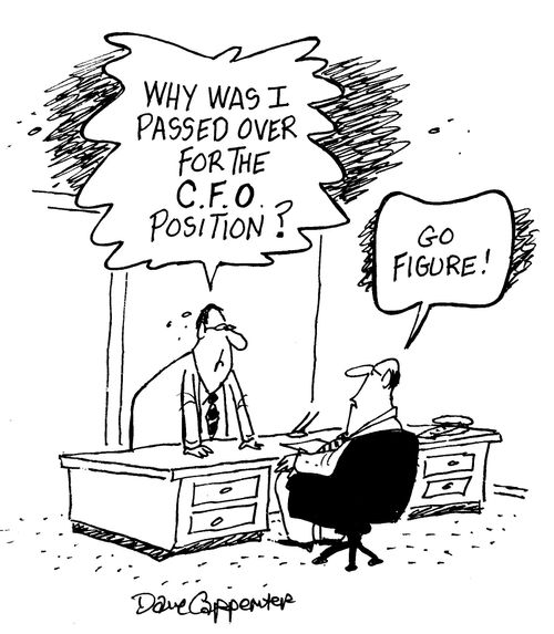 'Why was I passed over for the C.F.O. position?'