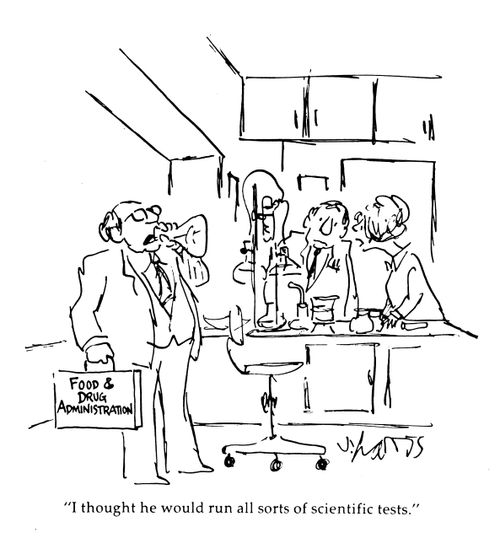 "I thought he would run all sorts of scientific tests."