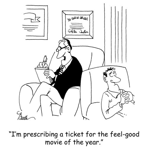 'I'm prescribing a ticket for a feel-good movie of the year.'