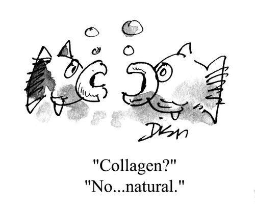 'Collagen?' 'No...Natural.'