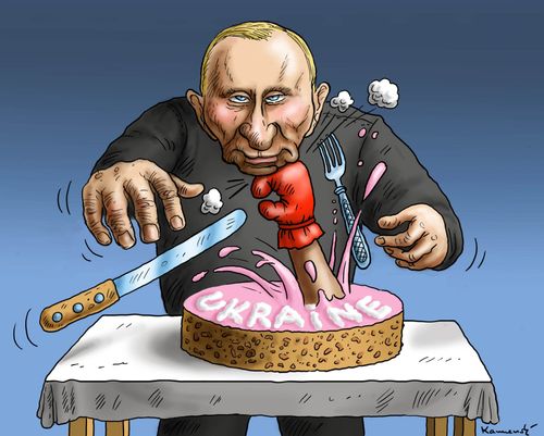 Vladimir Putin punched by Vitali Klitschko