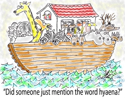 "Did someone just mention the word hyaena?"