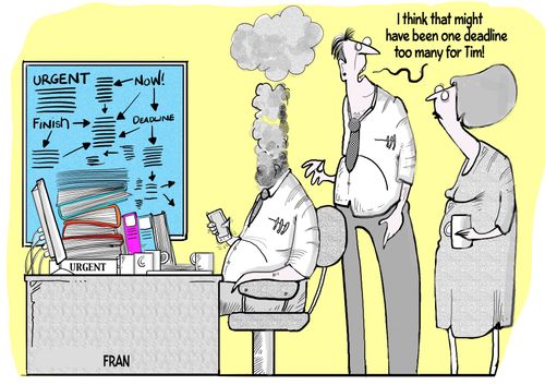 "I think that might have been one deadline too many for Tim!"