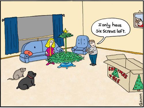 "I only have six screws left."