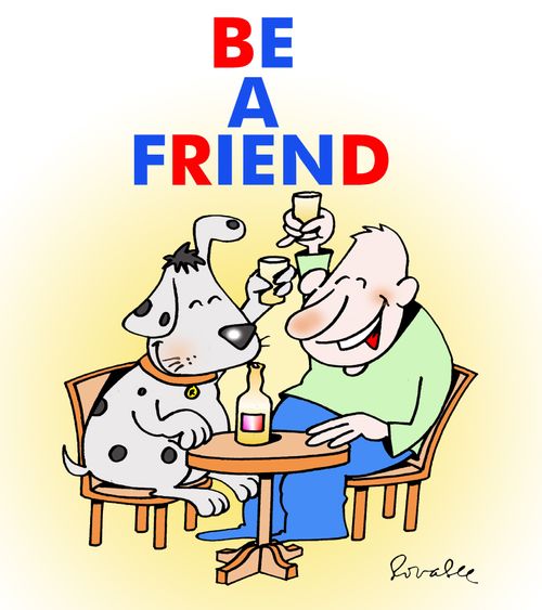 Be a friend.