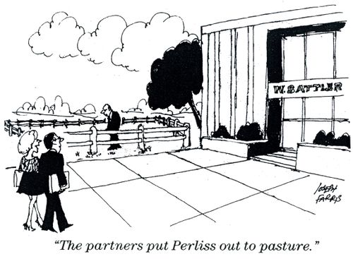 'The partners put Perliss out to pasture.'