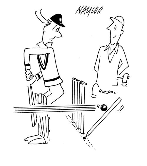 Bowled out on extra wickets.