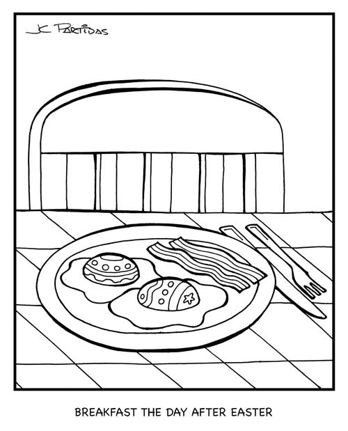 Breakfast the day after Easter