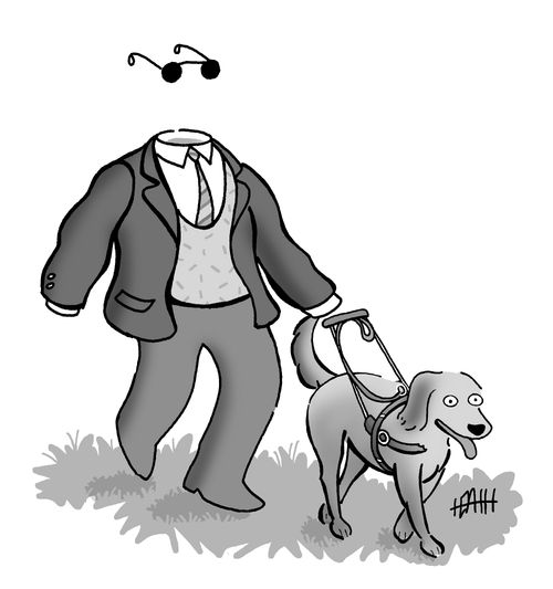 The Blind Invisible Man.