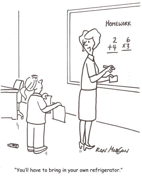 'You'll have to bring in your own refrigerator.'