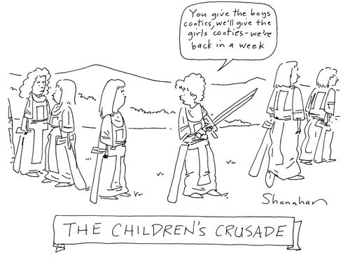 The Children's Crusade - 'You give the boys cooties, we'll give the girls cooties - we're back in a week.'