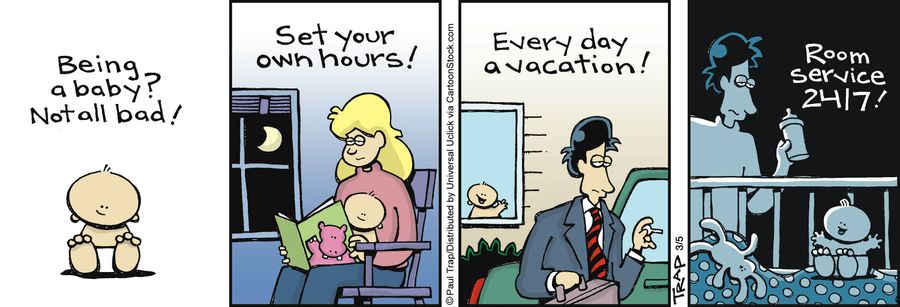 'Being a baby? Not all bad!'