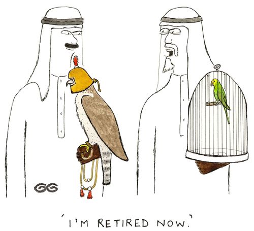 "I'm retired now"