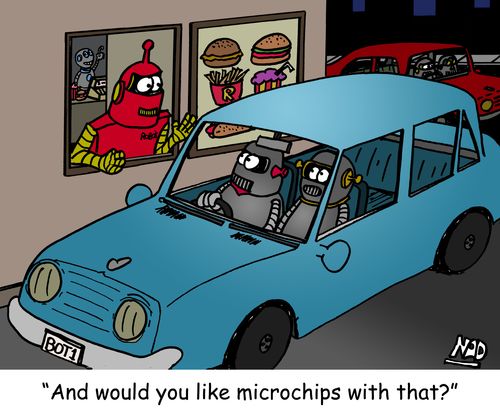 'Would you like microchips with that?' 