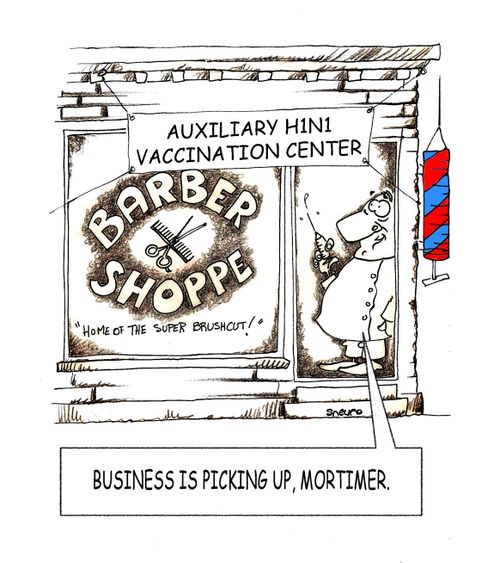Business is picking up, Mortimer.