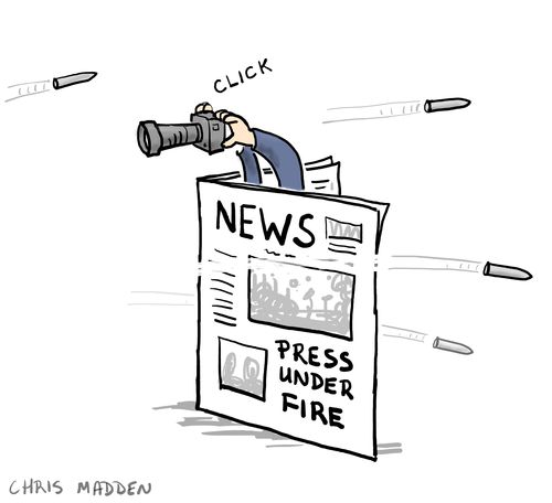 The press under fire