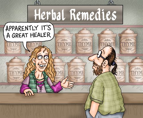 'Apparently it's a great healer.'