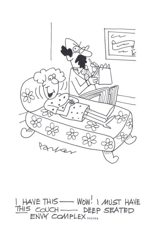 'I have this--wow! I must have THIS couch--deep seated envy complex...'